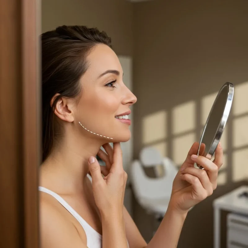 Kybella Double chin reduction, Bra fat dissolving